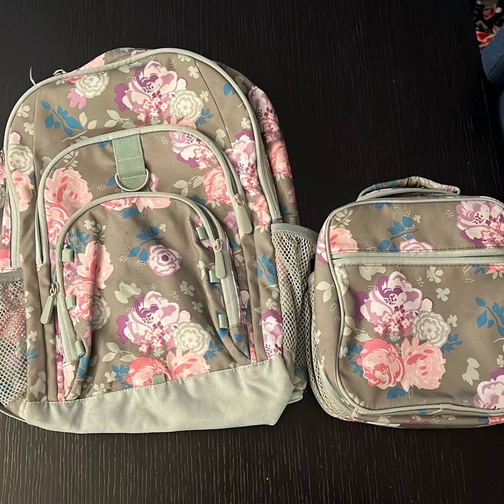 PB Teen backpack and lunchbox set